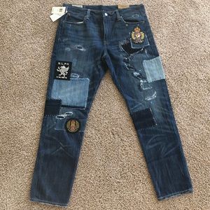 Ralph Lauren Polo Astor Slim Boyfriend Denim Jeans